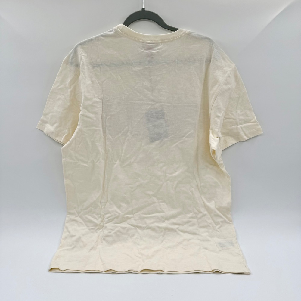 Mitchell & Ness Heritage SS Slub Tee Vintage Logo Cream Mens L FC8332-MNNCRSC - Picture 4 of 8